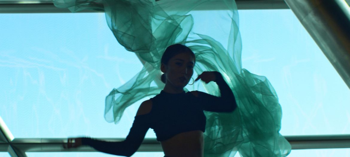 Spingun films vogue dancing in building