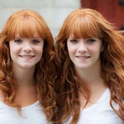 Red head sisters
