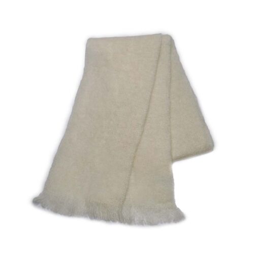 Mohair and Wool Scarf | Off-White