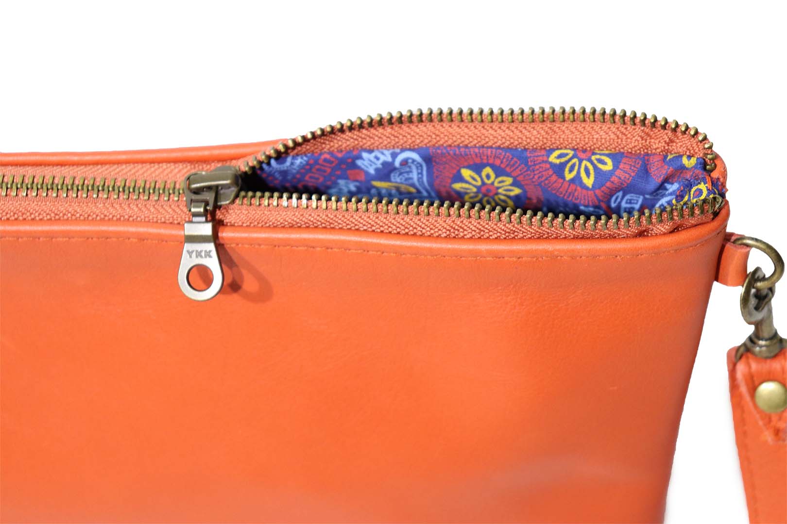 Nava Handcrafted African Sling Bag | Coral