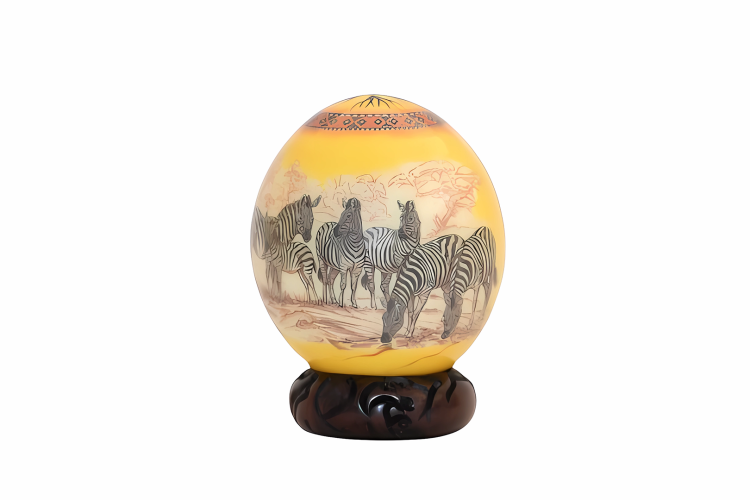 Zebras | Ostrich Egg