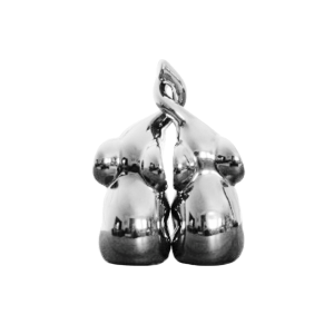 Twin Elephant Calves | Porcelain
