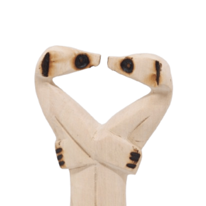 Couple Meerkats | Handcrafted wood